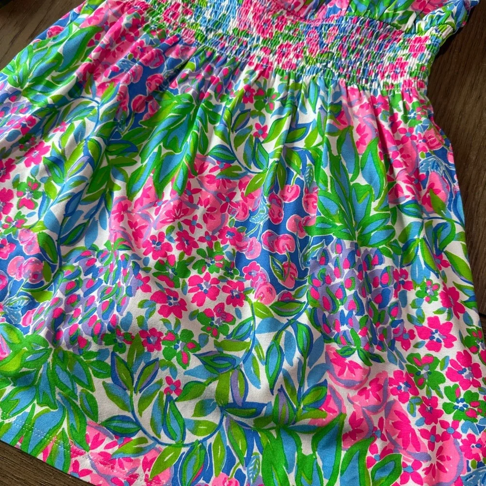 Lilly Pulitzer Cyla Off the Shoulder Romper Skort Dress Size Small NWT! - Picture 7 of 9